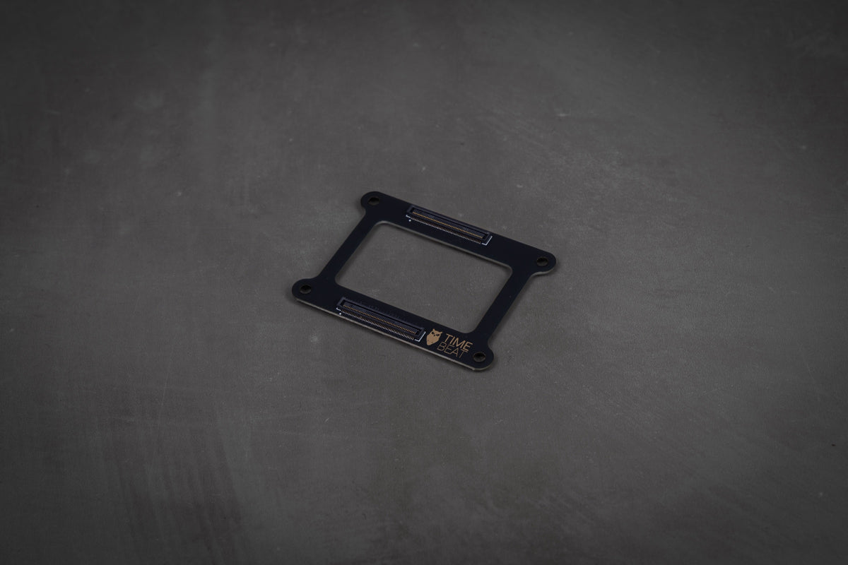 Timebeat GNSS module riser board, riser hero