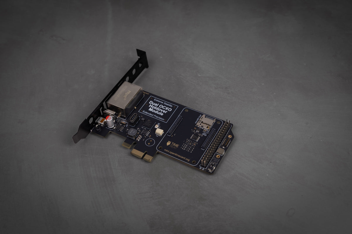 Open Timecard Mini 3.0, open timecard mini baseboard only long bracket perspective