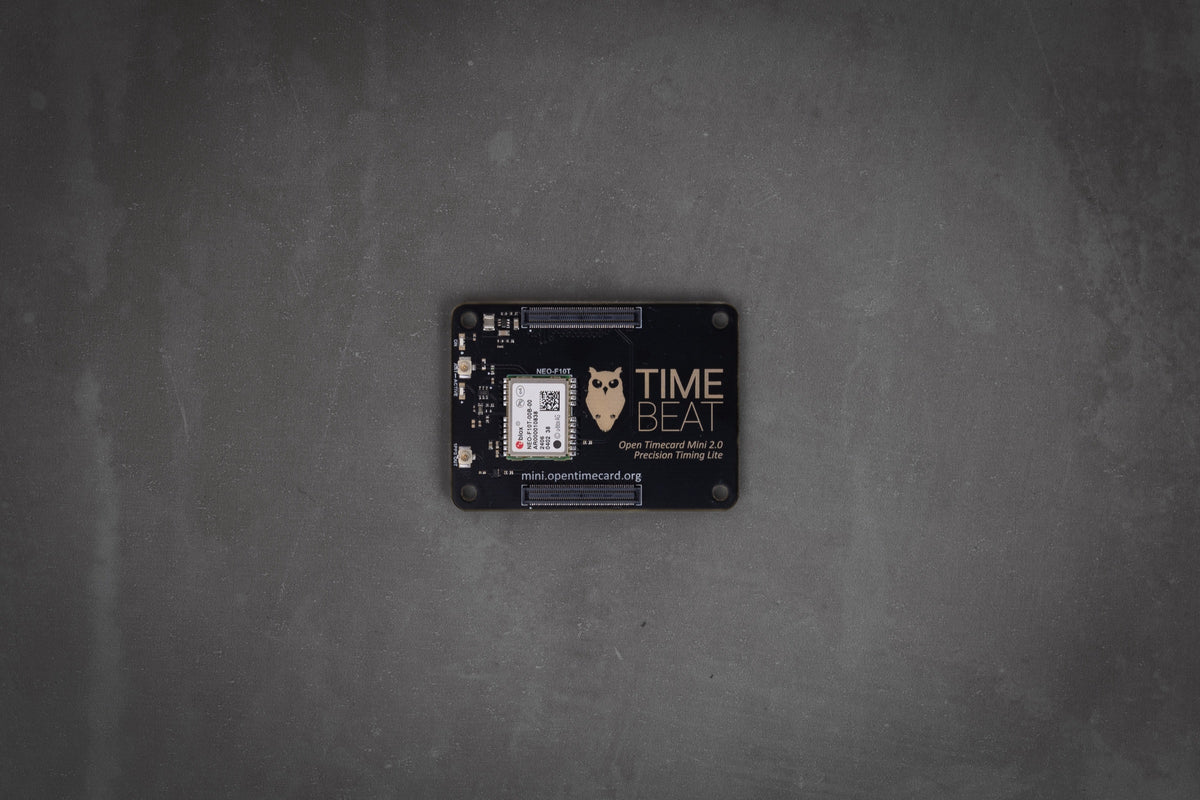 Open Timecard Mini - Precision Timing Lite, open timecard mini precision timing lite module top down