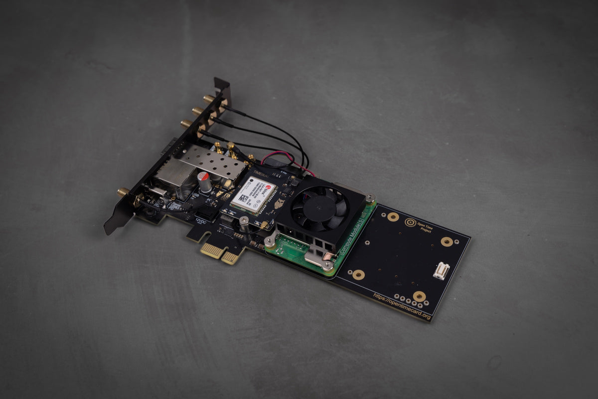 Open Timecard, open timecard without oscillator long bracket perspective