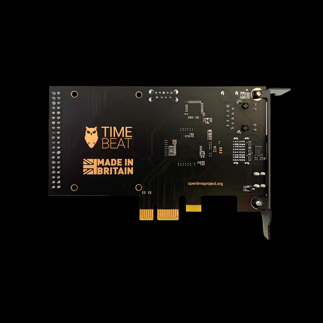 Timebeat CM4 PCIe IO board for Open Timecard Mini (Raspberry Pi and alternative